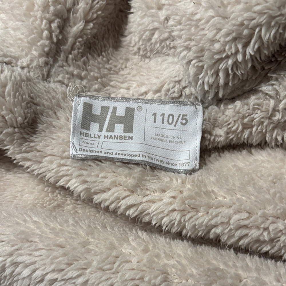 Helly Hansen Off-White Plush Fleece Jacket